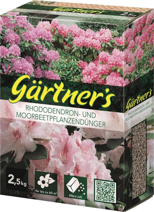 Produktbild Gärtner`s Rhododendrondünger 2,5kg organisch mineralisch