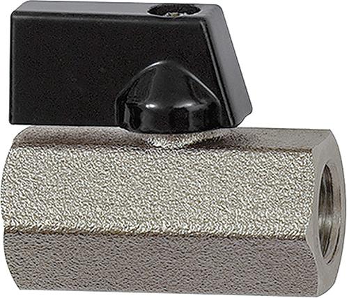 Produktbild Riegler Kugelhahn valve line Mini Messing G1/2 Zoll IG/IG Flügelgriff DN 8