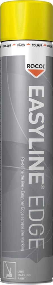 Produktbild Rocol Linienmarkierungsspray Easyline Edge gelb RAL1023 Sprühdose mit 750 ml