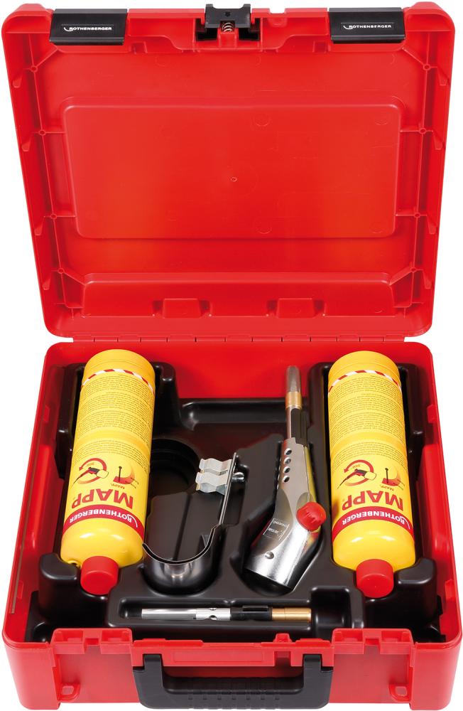 Produktbild ROTHENBERGER Hartlötgarnitur Super Fire 3 Hotboxinclusive Gaskartuschen