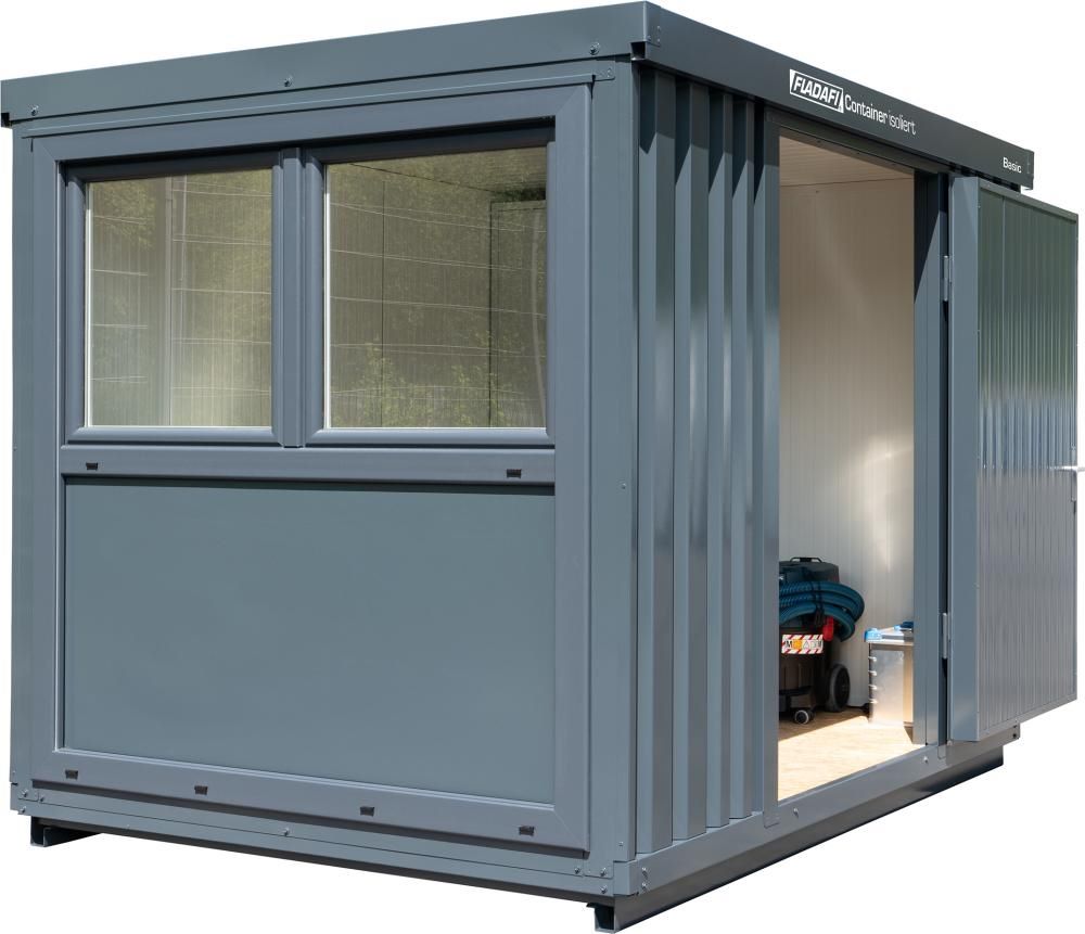 Produktbild Säbu Baustellencontainer Fladaf IC Basici 2 x 2 Meter isoliert bild 2