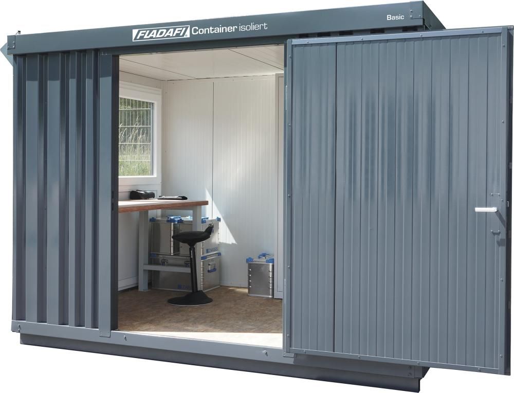 Produktbild Säbu Baustellencontainer Fladaf IC Basici 2 x 2 Meter isoliert bild 3