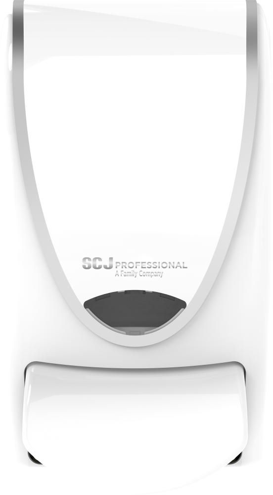 Produktbild SC Johnson Waschraumspender Deb Proline weiß mit Chromleiste für 1 Liter Kartuschen