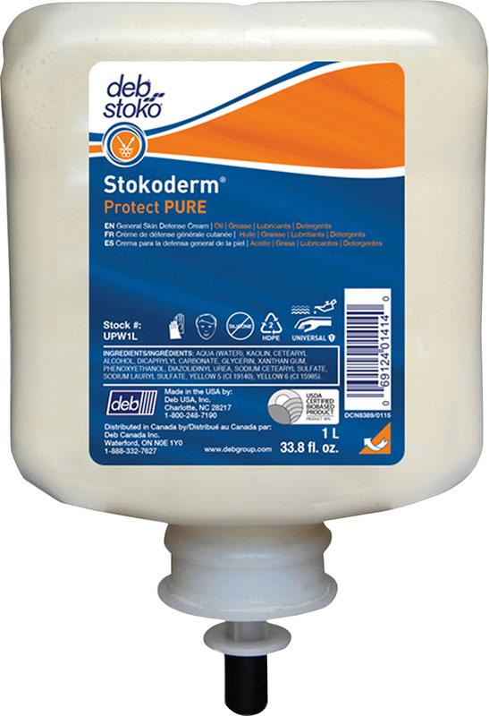 Produktbild SC Johnson Hautschutzcreme Stokoderm Protect PURE Kartusche mit 1 Liter