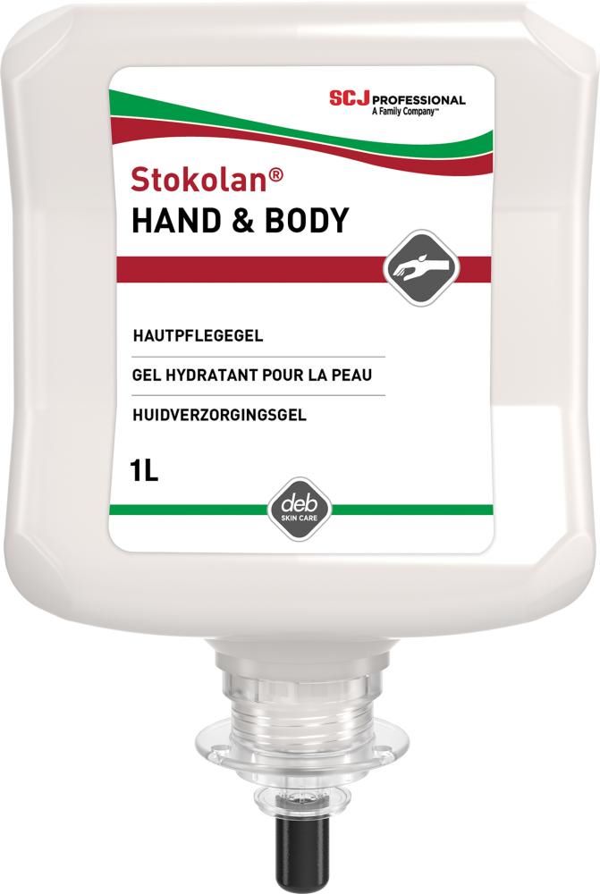 Produktbild SC Johnson Hautpflegelotion Stokolan Hand and Body Lotion Kartusche mit 1 Liter