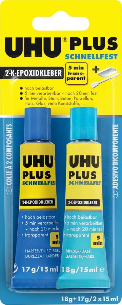 Produktbild Uhu Kleber plus schnellfest Klebstoff 35g