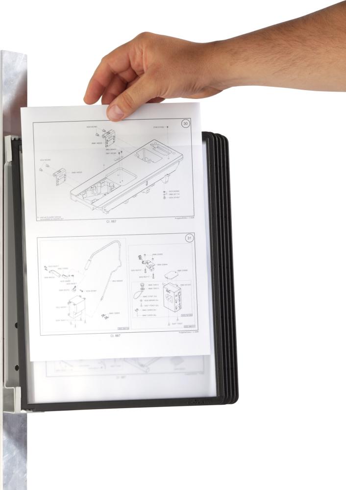 Produktbild Durable Sichttafelsystem A4 für Metall bild 3