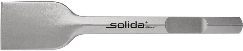 Produktbild Solida Spatmeissel 400 x 80 mm Aufnahme sechskant 28 mm