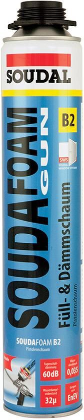 Produktbild Soudal Montageschaum Soudafoam Gun B2 Dose mit 750 ml