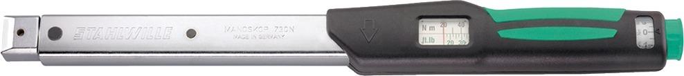 Produktbild Stahlwille Drehmomentschlüssel 730N/10 20 bis 100Nm 9x12mm