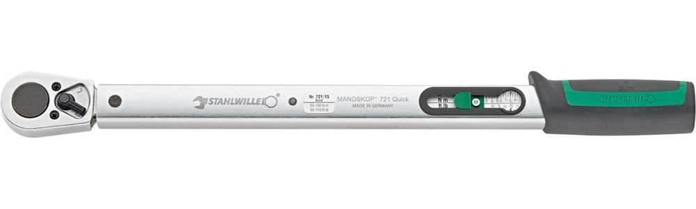 Produktbild Stahlwille Drehmomentschlüssel 721/15Q 30 bis 150Nm 1/2 Zoll bild 1