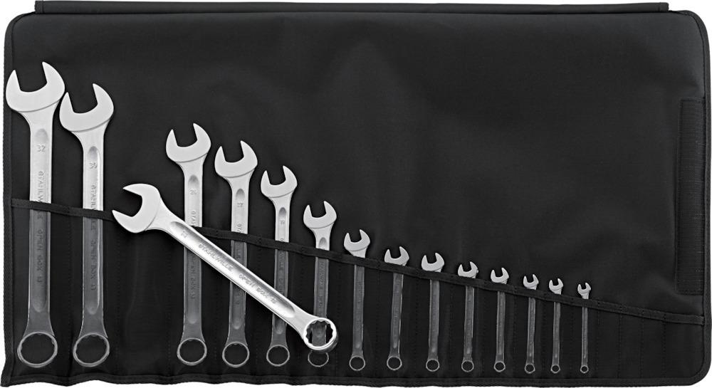 Produktbild Stahlwille Ringmaulschlüssel Satz DIN3113A 15 teilig