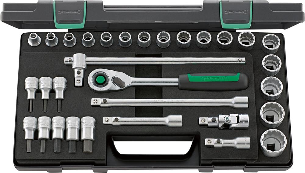 Produktbild Stahlwille Stecknuss Satz 1/2 Zoll 31 teilig