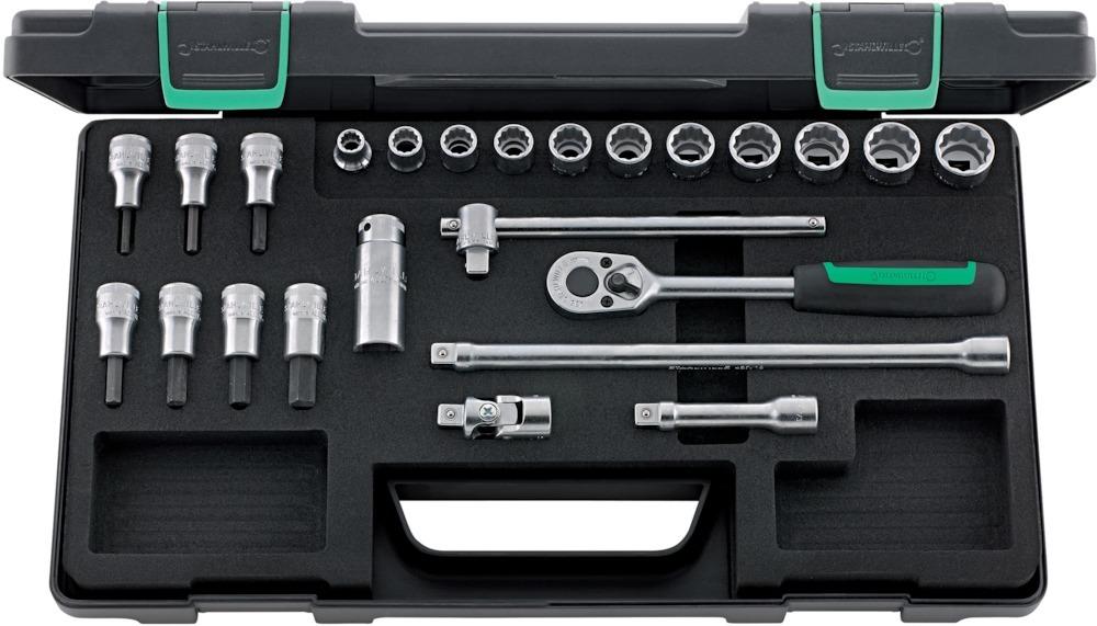 Produktbild Stahlwille Steckschlüssel Garnitur 3/8 Zoll 24 teilig