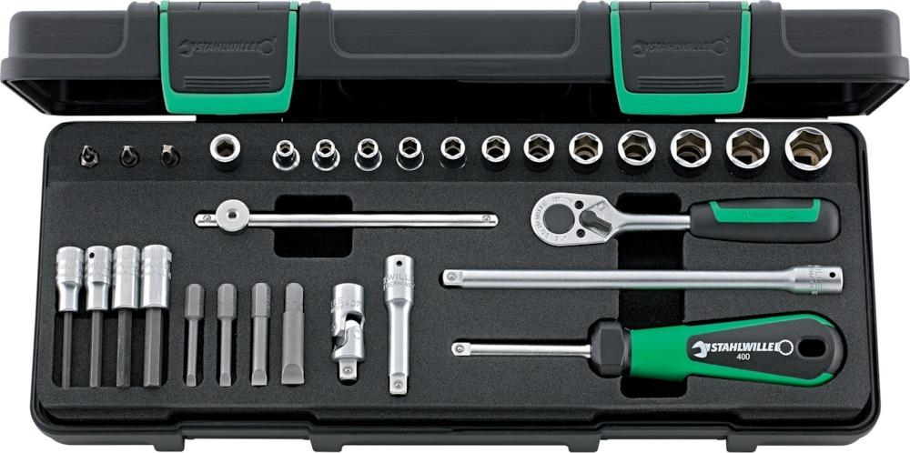 Produktbild Stahlwille Steckschlüssel Garnitur 1/4 Zoll 30 teilig