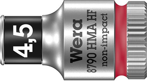 Produktbild Wera Steckschlüsseleinsatz mit Haltefunktion 6-kant lang 1/4 Zoll 4,5 mm