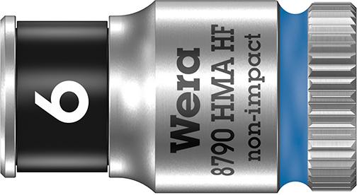 Produktbild Wera Steckschlüsseleinsatz mit Haltefunktion 6-kant lang 1/4 Zoll 6 mm