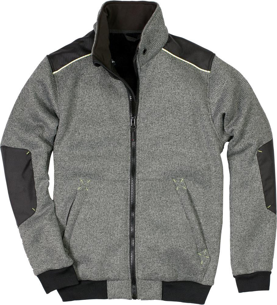 Produktbild Strick Blouson Piering grau meliert Gr. M