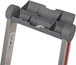 Produktbild Hymer Stufenstehleiter S Brückeeinseitig 6 Stufen bild 1