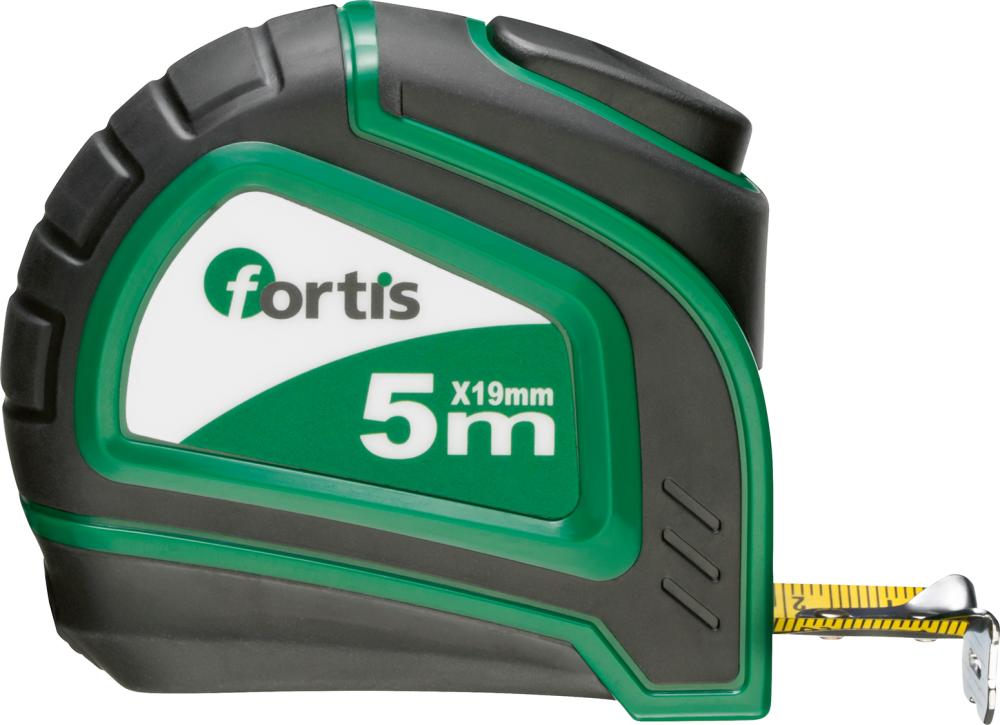 Produktbild Fortis Taschenbandmaß Bandstopp 5mx19 mm