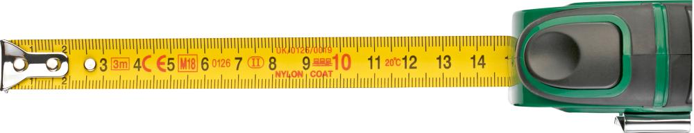 Produktbild Fortis Taschenbandmaß Bandstopp 3mx16 mm bild 3