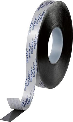 Produktbild Tesa  Klebeband doppelseitig ACXplus 7063 schwarz 19 mm Rolle mit 25 Meter