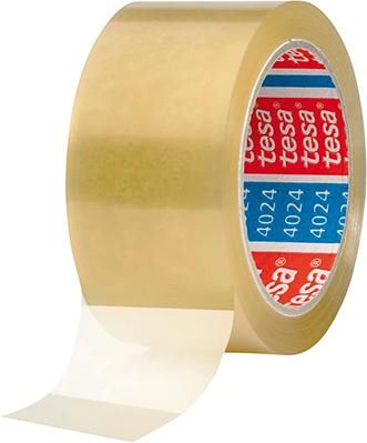 Produktbild Tesa  Verpackungsklebeband 4024 PV4 transparent 50 mm Rolle mit 100 Meter