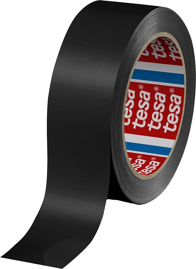 Produktbild Tesa  Verpackungsklebeband PVC 60404 schwarz 12 mm Rolle mit 66 Meter