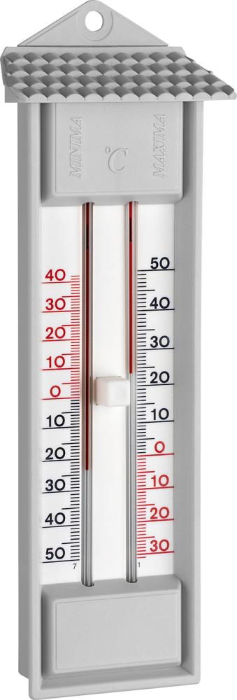 Produktbild TFA Thermometer Maxima Minima Kunststoff grau