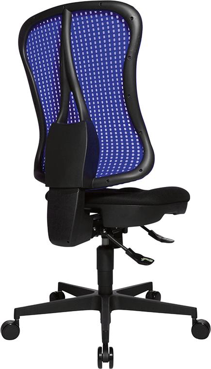 Produktbild Topstar Drehstuhl Head Point SY schwarz Netzrückenlehne blau bild 4