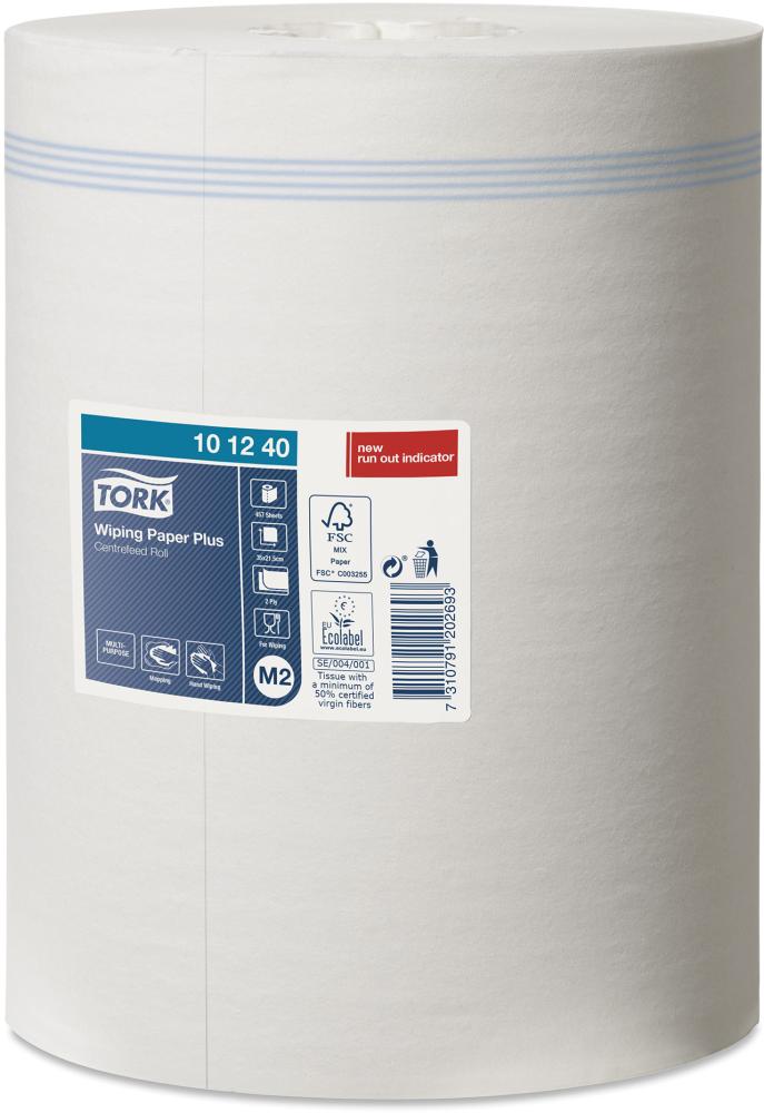 Produktbild Tork Wischtuch Advance 420 weiß 2-lagig Innenabrollung