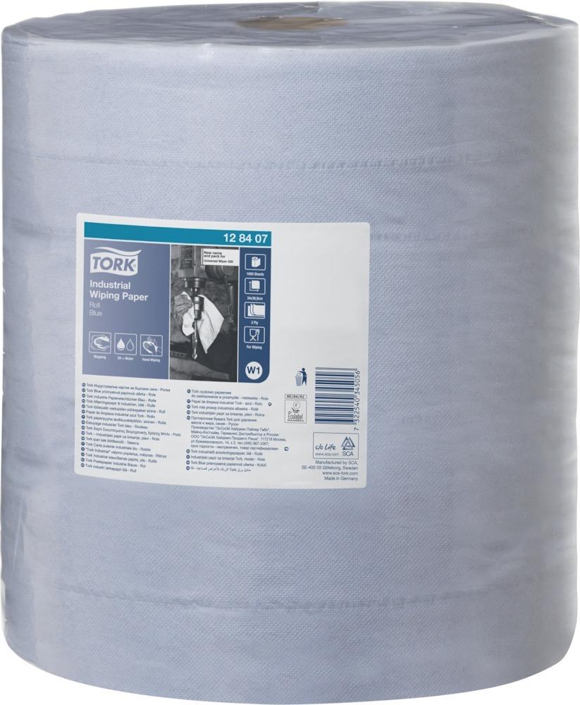 Produktbild Tork Universal Wischtuch 330 blau 3-lagig 37 x 34 cm 1000 Blatt