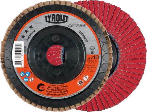 Produktbild Tyrolit Fächerschleifscheibe CERABOND 125 mm CA-60