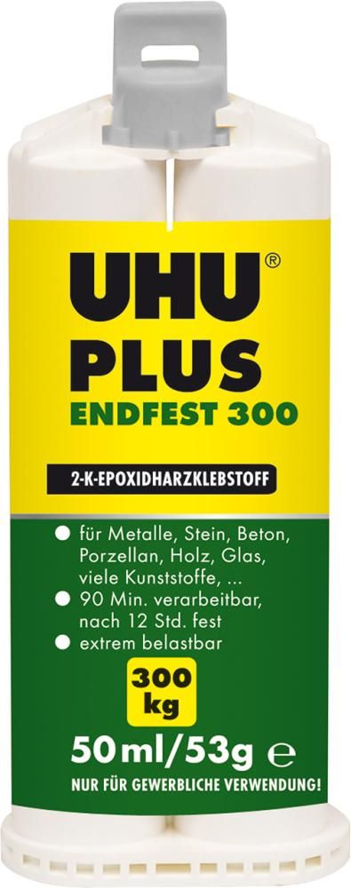 Produktbild UHU Plus Endfest 300 2 Komponentenepoxidkleber Kartusche mit 50 ml