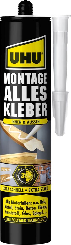 Produktbild UHU Montage Alleskleber weiß Kartusche mit 425 Gramm