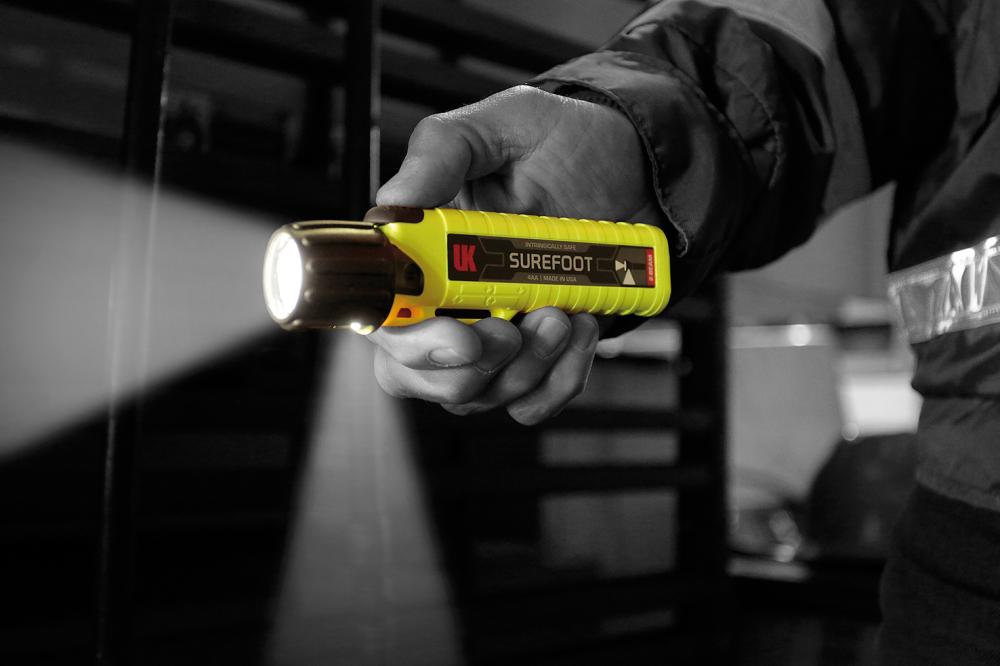 Produktbild UK LED Taschenlampe Helmlampe UK 4AA eLED Surefoot bild 4