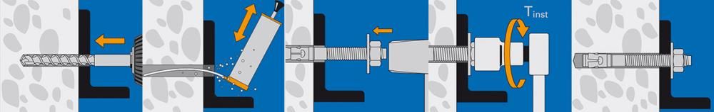 Produktbild Upat Expressanker Bolzenanker M8 mm Typ K 56 mm bild 4