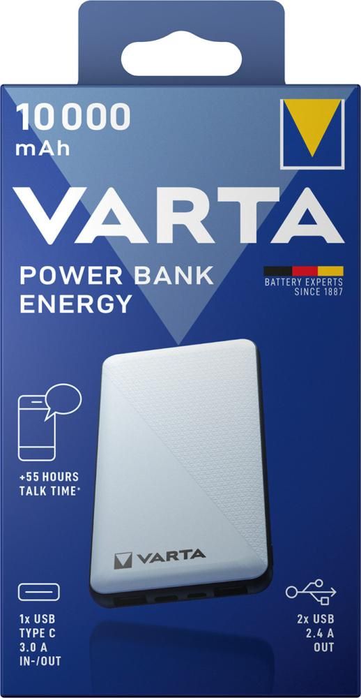 Produktbild VARTA Power Bank Energy 10000 mit USB Ladekabel