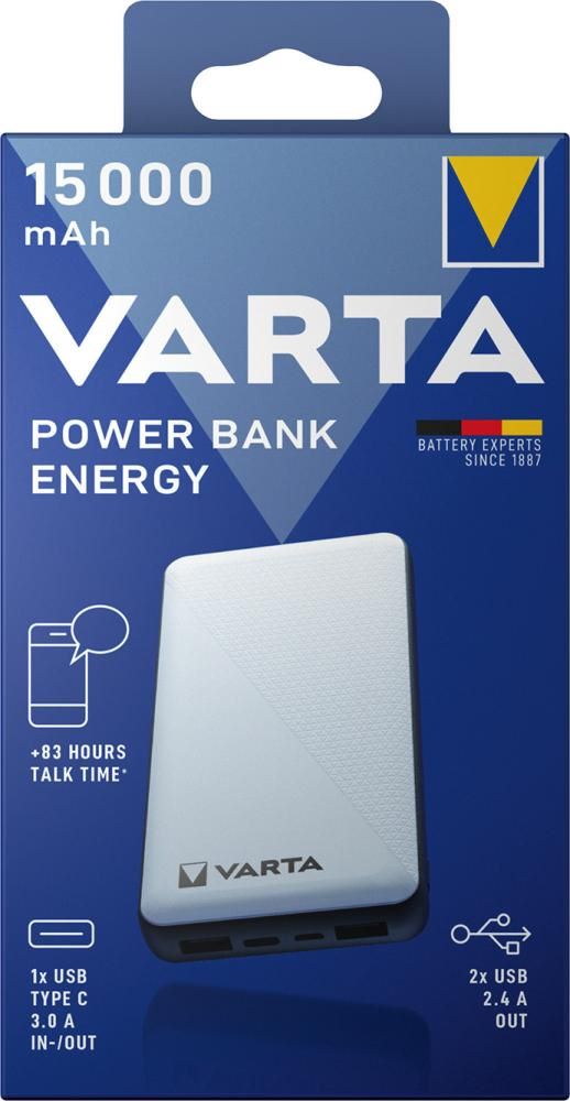 Produktbild VARTA Power Bank Energy 15000 mit Micro USB Ladekabel
