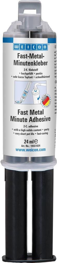 Produktbild Weicon Klebstoff Fast Metal Minutenkleber Doppelspritze mit 24 ml