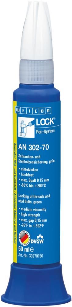 Produktbild Weicon Schraubensicherung Stehbolzensicherung AN 302-70 Pen mit 50 ml