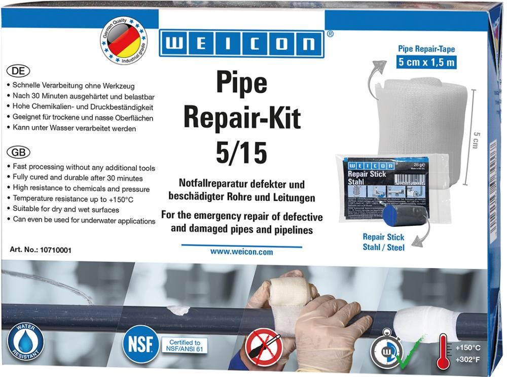 Produktbild Weicon Reparaturset Pipe Repair Kit 5/35
