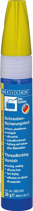 Produktbild Weicon Schraubensicherungslack gelb Flasche mit 30 g
