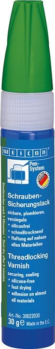 Produktbild Weicon Schraubensicherungslack grün Flasche mit 30 g