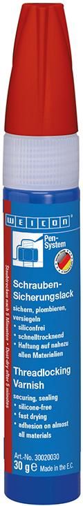 Produktbild Weicon Schraubensicherungslack rot Flasche mit 30 g