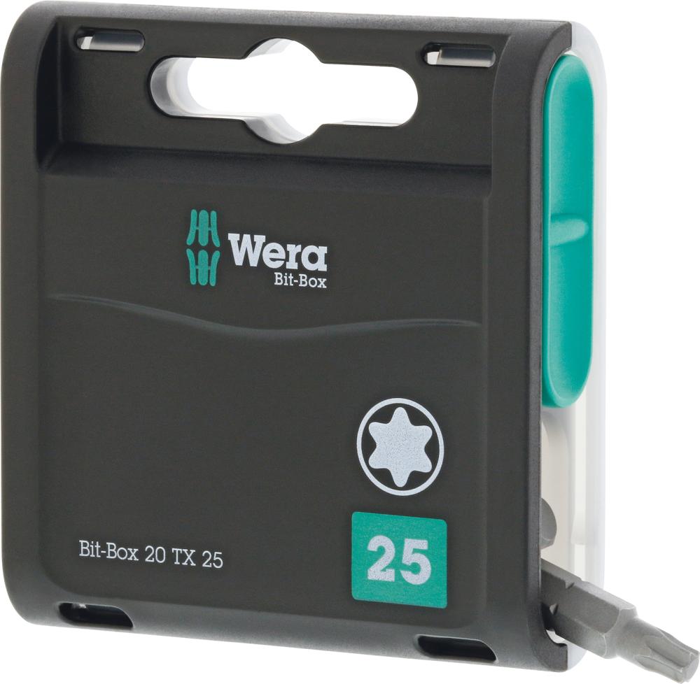 Produktbild Wera Bit Box 20TX mit 20 Stück Bits Torx T25 x 25 mm