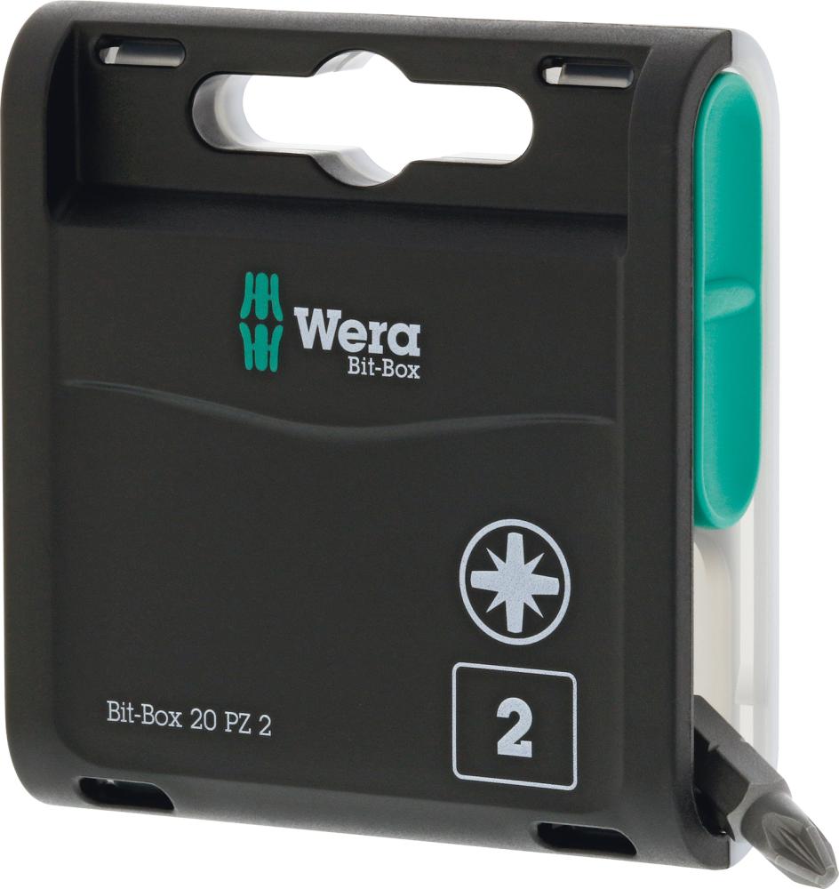 Produktbild Wera Bit Box 20PZ mit 20 Bits Krezzschlitz PZ2 x 25 mm