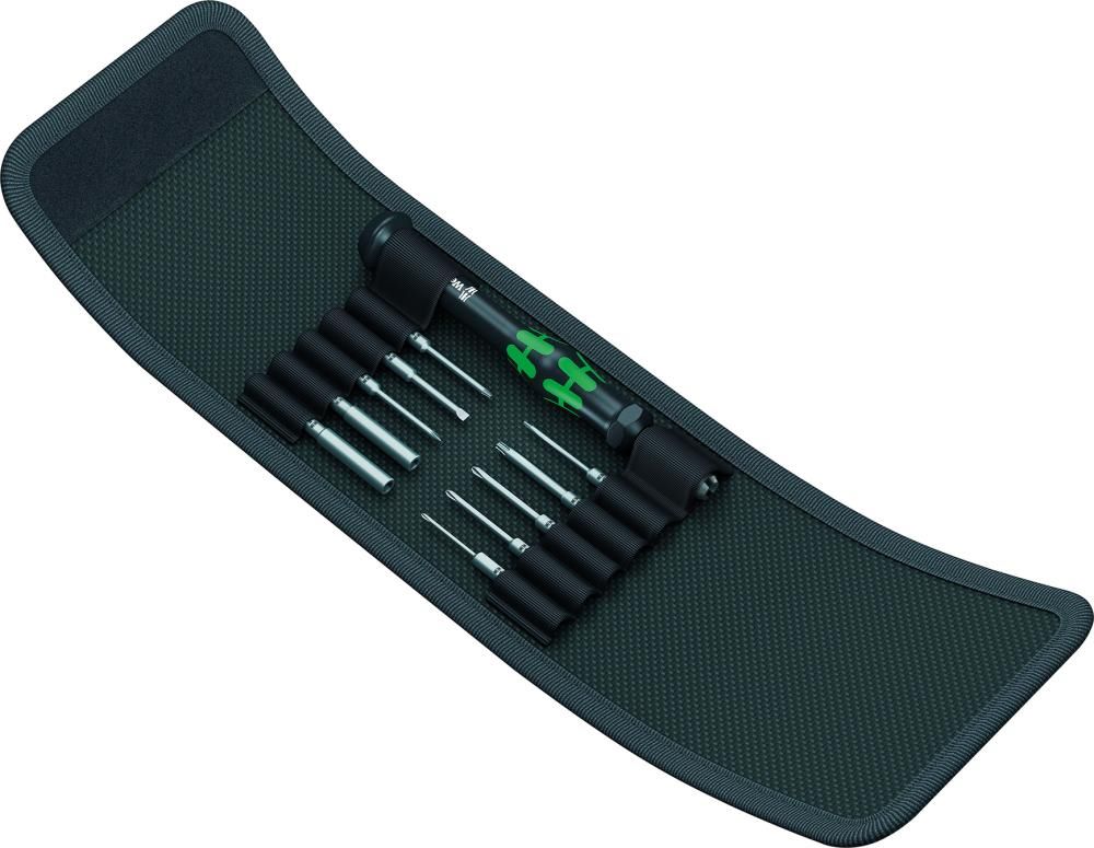 Produktbild Wera Elektronik Schraubendreher Satz mit Wechselklingen 11 teilig