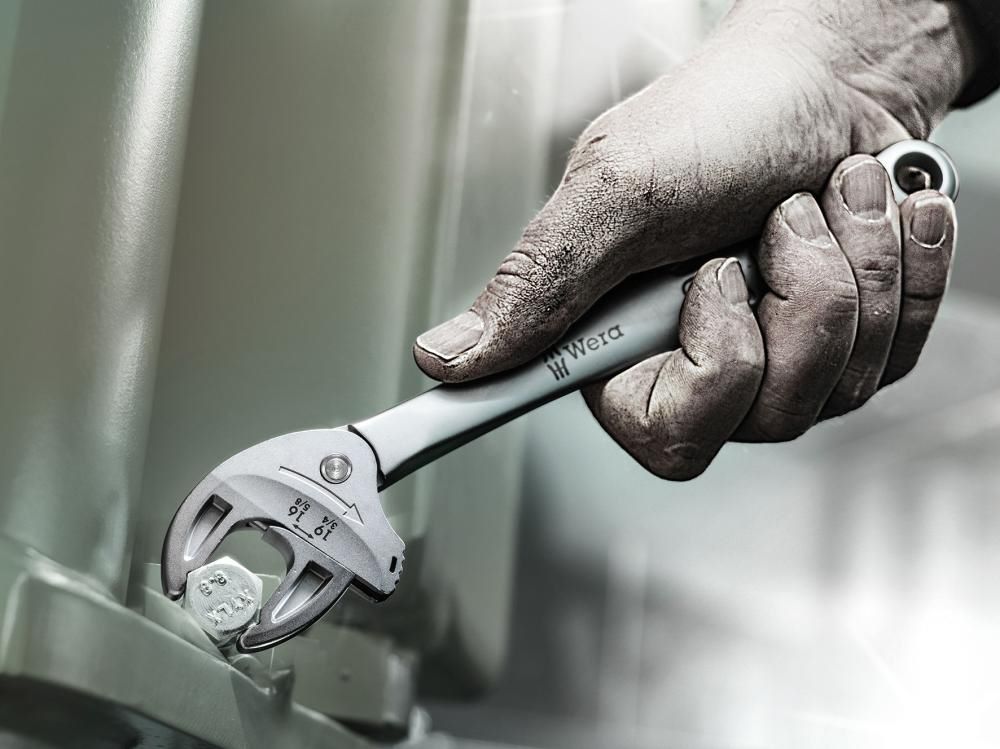 Produktbild Wera Maulschlüssel Satz 4 teilig 7 bis 19 mm bild 5