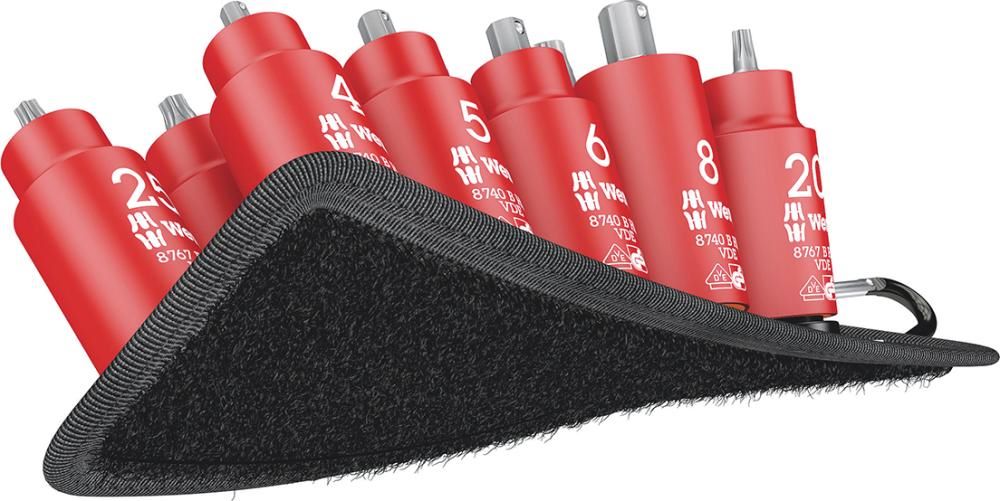 Produktbild Wera Schraubendreher Einsatz Garnitur 3/8 Zoll10 teilig bild 6